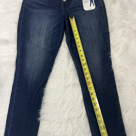 Seven7 Women's Ultra High Rise Ankle Skinny Exposed Button Front Jeans Sz 16 NWT - Picture 7 of 12